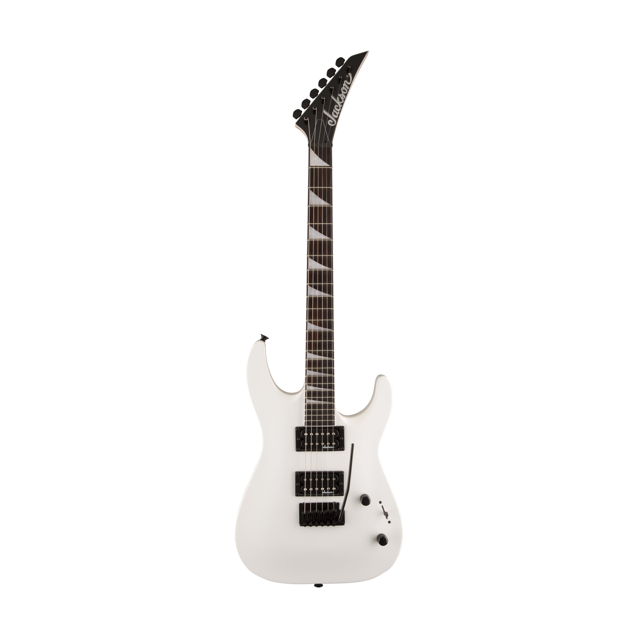 Jackson JS Series Dinky Arch Top JS22 DKA Electric Guitar, Amaranth FB, Snow White