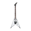Jackson JS Series King V JS32 Electric Guitar, Amaranth FB, White with Black Bevels