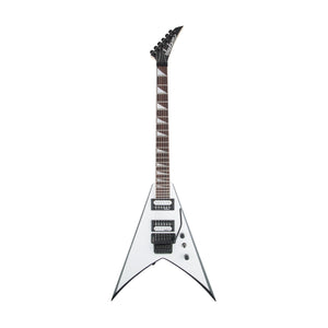 Jackson JS Series King V JS32 Electric Guitar, Amaranth FB, White with Black Bevels