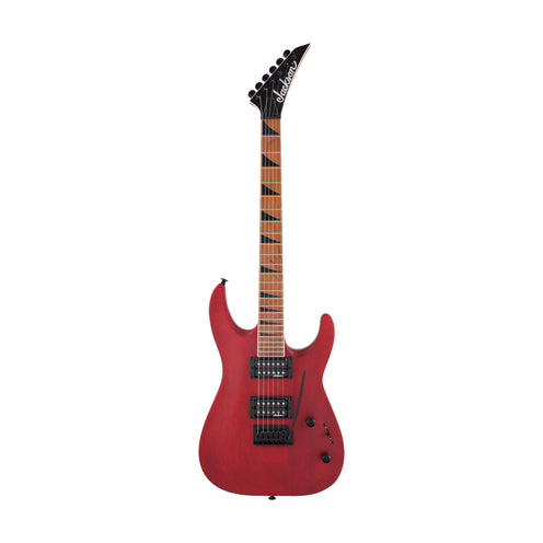 Jackson JS Series Dinky Arch Top JS24 DKAM Electric Guitar, Caramelized Maple FB, Red Stain