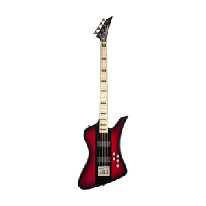 Jackson X Series Signature Dave Ellefson Kelly Bird IV Bass Electric Guitar, Maple FB, Red Stripe