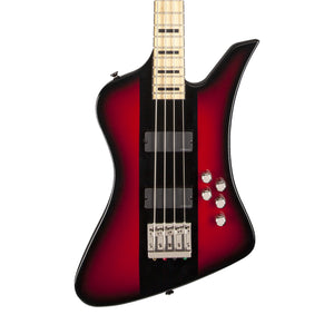 Jackson X Series Signature Dave Ellefson Kelly Bird IV Bass Electric Guitar, Maple FB, Red Stripe