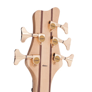 Jackson Pro Series Spectra SBP IV Bass Guitar, Caramelized Jatoba FB, Transparent Black Burst