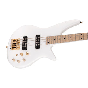 Jackson X Series Spectra SBXM 4-String Bass Guitar, Maple FB, Snow White