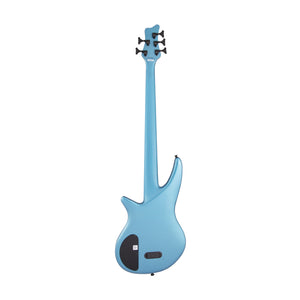Jackson X Series Spectra Bass SBX 5-String Electric Guitar, Laurel FB, Electric Blue (B-Stock)