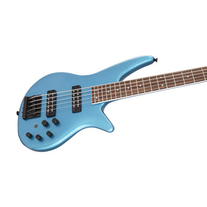 Jackson X Series Spectra Bass SBX 5-String Electric Guitar, Laurel FB, Electric Blue (B-Stock)