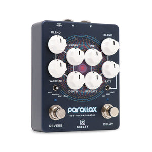 Keeley Parallax Spatial Delay & Reverb Ambient Generator Guitar Effects Pedal