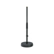 K&M Table and Floor Microphone Stand, Black