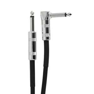 koda essential KIC20RA Straight-Angled Instrument Cable, 20ft, Black
