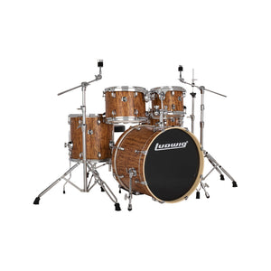 Ludwig LE520010 Evolution 5-Piece Drum Kit w/Hardware, Cherry