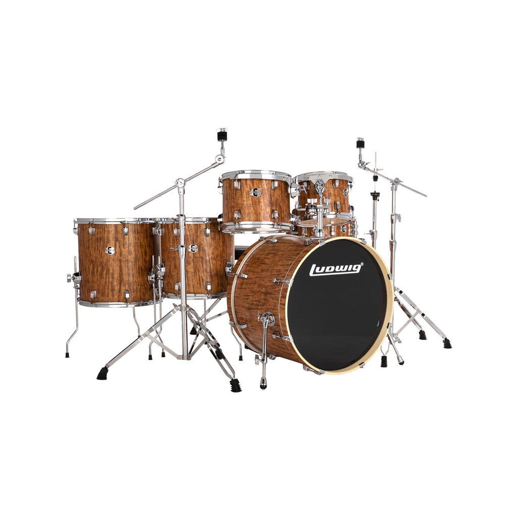 Ludwig LE622010 Evolution 6-Piece Drum Kit w/Hardware, Cherry