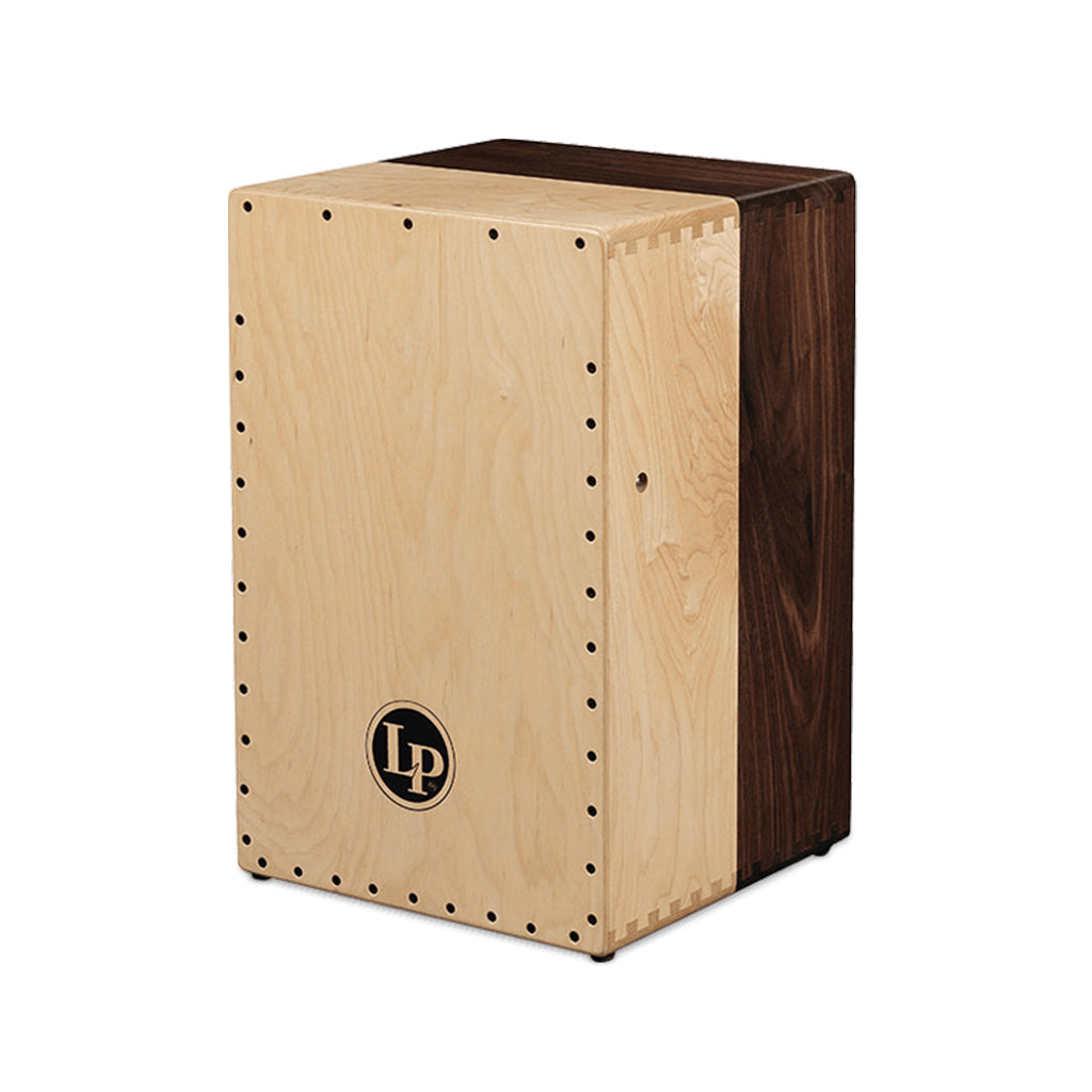 Latin Percussion LP1422 Americana Solid Black Walnut & Solid Hard Maple Cajon