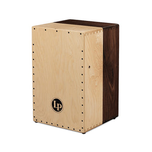 Latin Percussion LP1422 Americana Solid Black Walnut & Solid Hard Maple Cajon