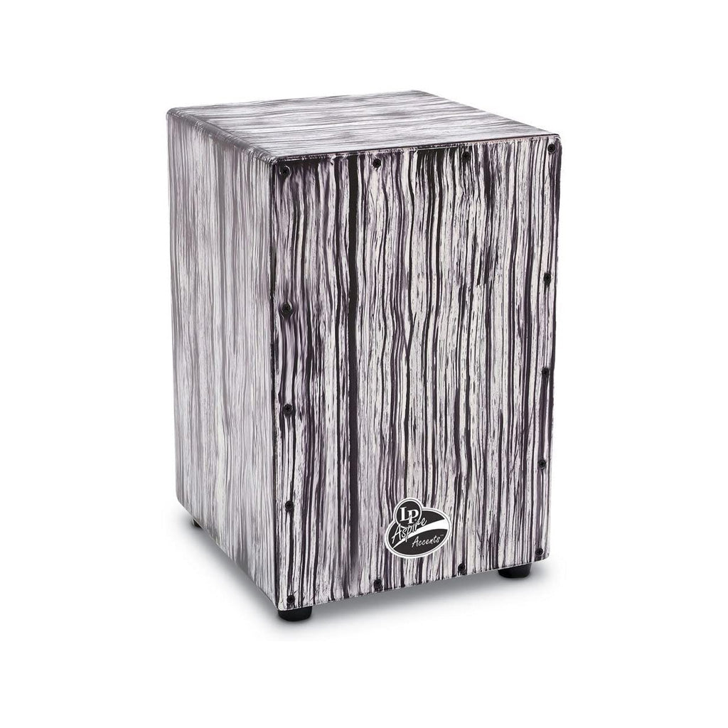 Latin Percussion LPA1332-WSI Aspire Accents Cajon, White Streak