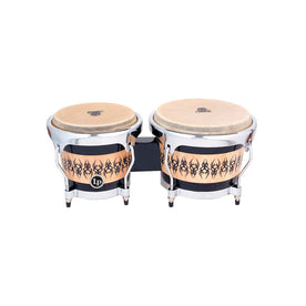Latin Percussion LPA601-SCC Aspire Accent Wood Bongos, Scarab/Chrome