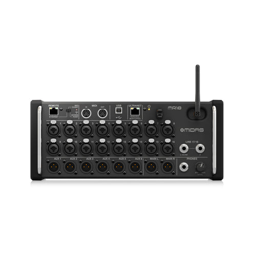Midas MR18 18-Channel Tablet-Controlled Digital Mixer