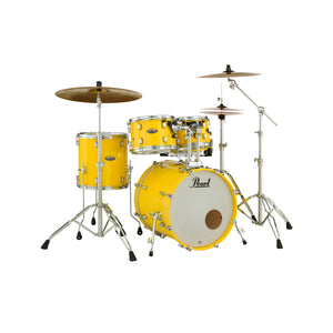 Pearl DMP905PC-228 Decade Maple 5-Piece Shell Pack (2016B/1007T/1208T/1414F/1455S), Solid Yellow