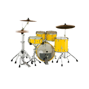 Pearl DMP905PC-228 Decade Maple 5-Piece Shell Pack (2016B/1007T/1208T/1414F/1455S), Solid Yellow