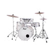 Pearl DMP925SPC-229 Decade Maple 5-Pcs Shell Pack (2218B/1007T/1208T/1414F/1455S), White Satin Pearl