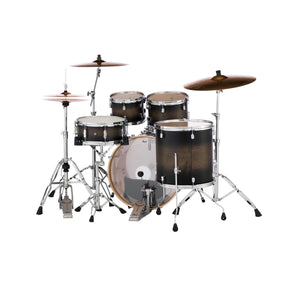 Pearl DMP925SPC-262 Decade Maple 5-Piece Shell Pack (2218B/1007T/1208T/1616F/1455S), Satin Black Burst