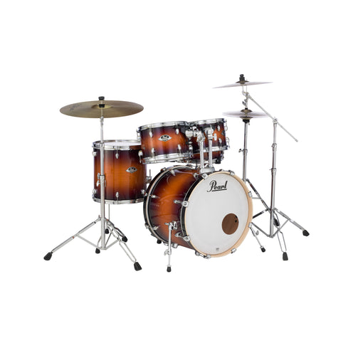 Pearl EXL705NP/C-222 Export EXL 5-Pc Shell Pack (2016B/1007T/1208T/1414F/1455S), Gloss Tobacco Burst
