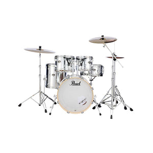 Pearl EXX725SP/C-49 Export EXX 5-Piece Shell Pack (2218B/1007T/1208T/1616F/1455S), Mirror Chrome