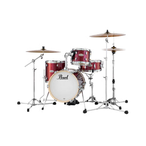 Pearl MDT764PC-704 Midtown 4-Piece Shell Pack (1614B/1007T/1312T/1355S), Black Cherry Glitter