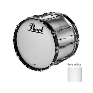 Pearl PBDM2414/A-33 24x14inch Championship Maple Marching Bass Drum, Pure White