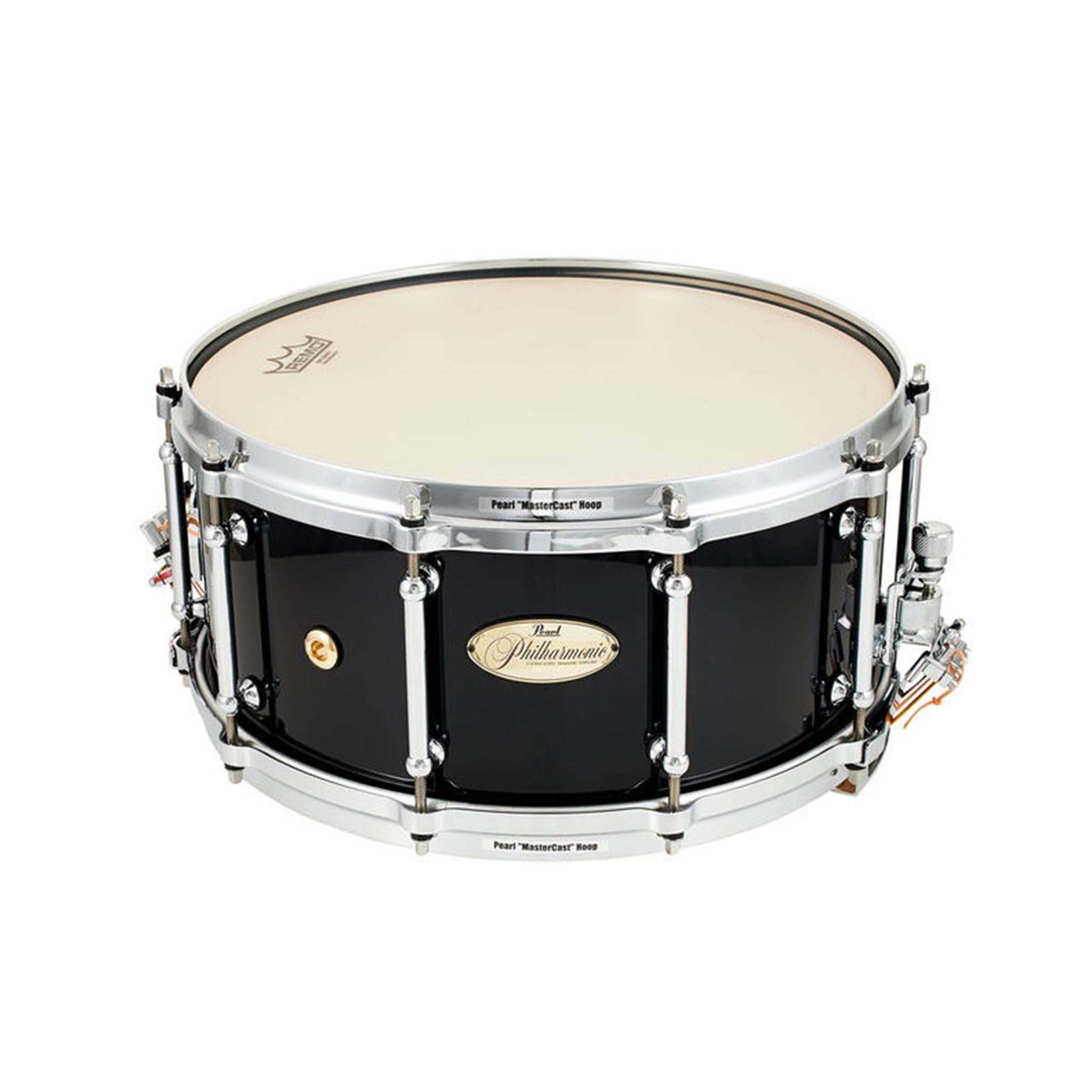 Pearl PHP1465-103 14x6.5inch Philharmonic Concert Snare Drum, 6-Ply Maple, Piano Black