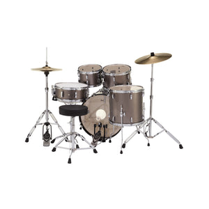 Pearl RS505BC/C #707 Roadshow 5pcs Drum Kit w/Hardware & Cymbal(14HH/16CR/20R), Bronze Metallic