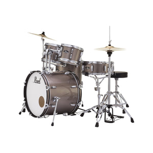Pearl RS505BC/C #707 Roadshow 5pcs Drum Kit w/Hardware & Cymbal(14HH/16CR/20R), Bronze Metallic