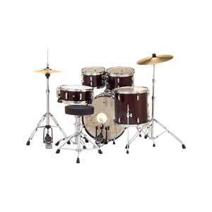 Pearl RS525SB/C #91 Roadshow 5pcs Drum Kit w/Hardware, No Cymbal, Red Wine