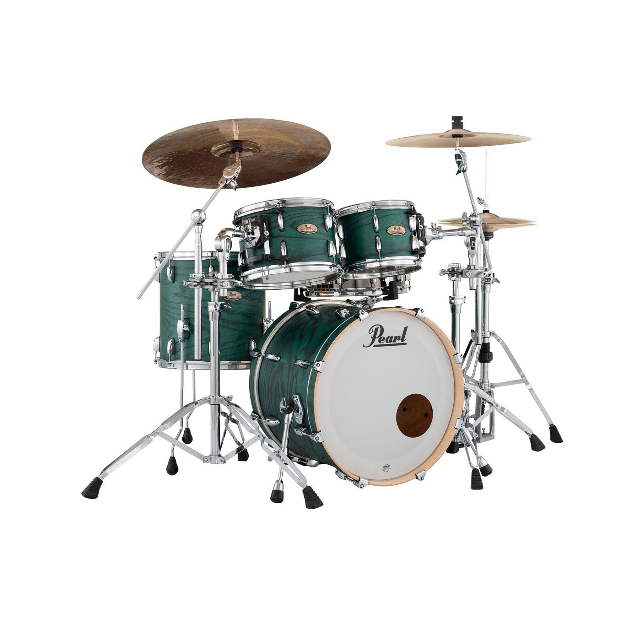 Pearl STS924XSP/C-851 SST 4-Piece Shell Pack w/o Snare (2216BX/1007T/1208T/1616F), Emerald Ash