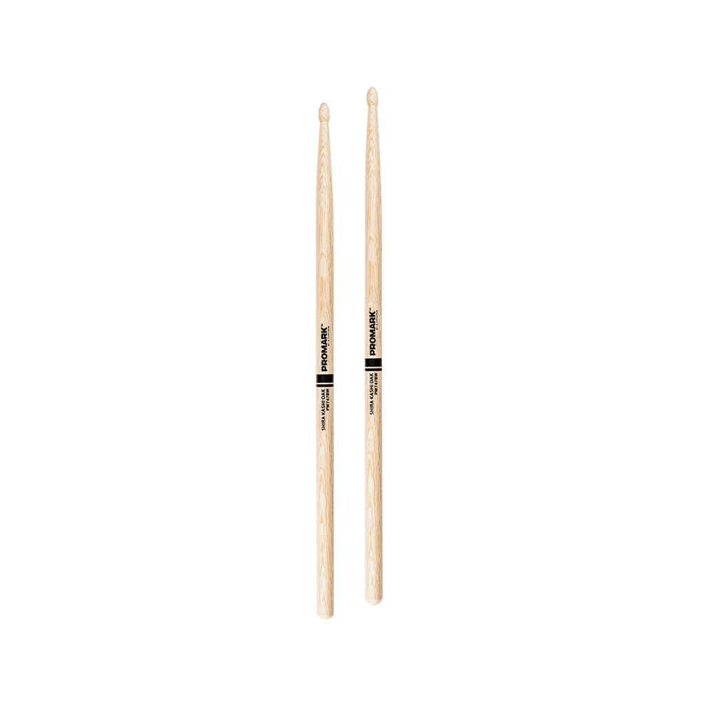 Promark PW747BW Shira Kashi Oak 747B SUPER ROCK Drumsticks, Wood Tip
