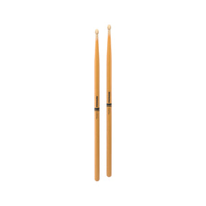 Promark R5AAGC Rebound 5A ActiveGrip Clear Drumstick, Wood Tip
