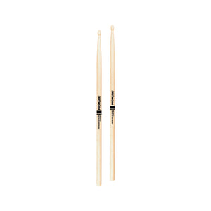 Promark TX5ALW Hickory 5AL Drumsticks, Wood Tip