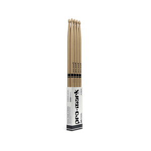 Promark TX5AW-4P Hickory 5A Drumsticks, Wood Tip (4pairs)