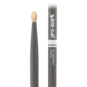 Promark TX5AW-GRAY Hickory 5A Drumsticks, Wood Tip, Gray