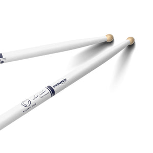 Promark TXDC17W-WHITE Hickory System Blue - Scott Johnson Marching Stick, White