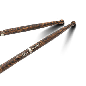 Promark TXDCTFW-FG Tim Fairbanks FireGrain Marching Snare Drumstick, Wood Tip