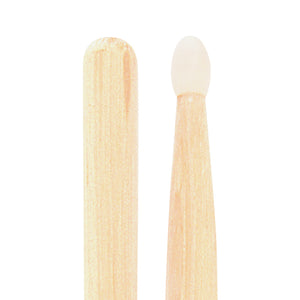Promark TXR5BN Hickory 5B The Natural Nylon Tip Drumstick