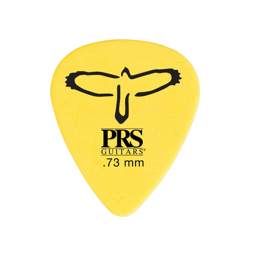PRS Standard Delrin Guitar Picks, Yellow, 0.73mm, Pack of 12