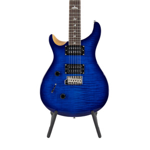 PRS SE Custom 24 Left Handed Electric Guitar w/Bag, Faded Blue Burst
