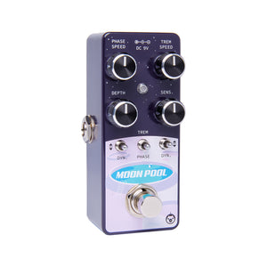 Pigtronix Moon Pool Tremvelope Phaser Guitar Effects Pedal