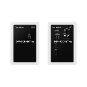 Pioneer DM-50D-BT 5-inch Desktop Active Monitor Speaker Pair with Bluetooth, Withe