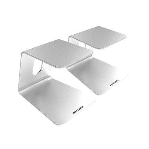 MONO Studio Monitor Stands, Silver