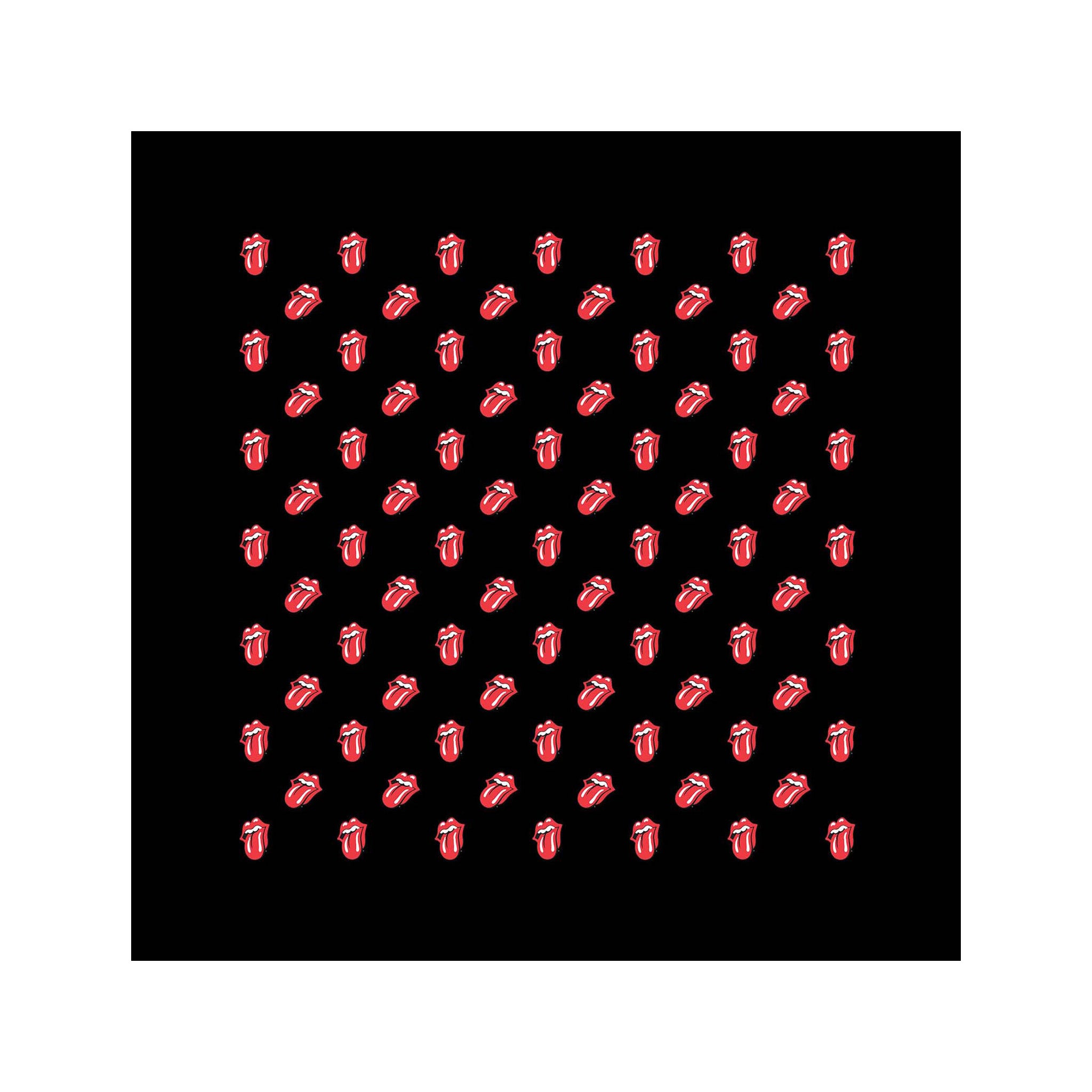 Rockoff The Rolling Stones Unisex Bandana: Tongues, Black