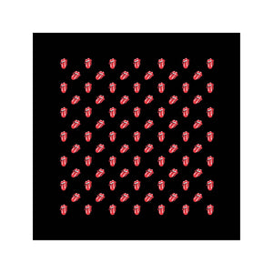 Rockoff The Rolling Stones Unisex Bandana: Tongues, Black