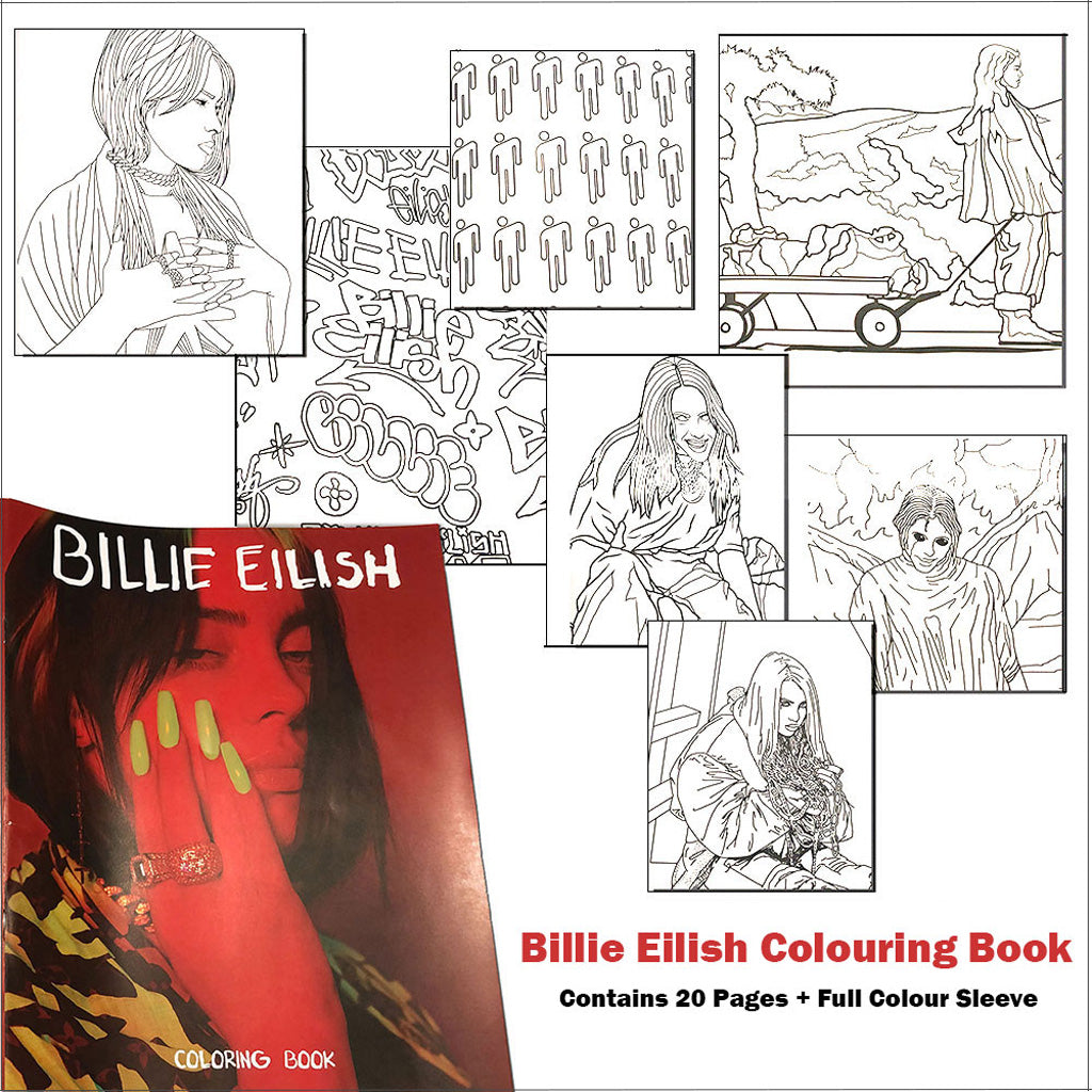 Rockoff Billie Eilish Colouring Book: Billie