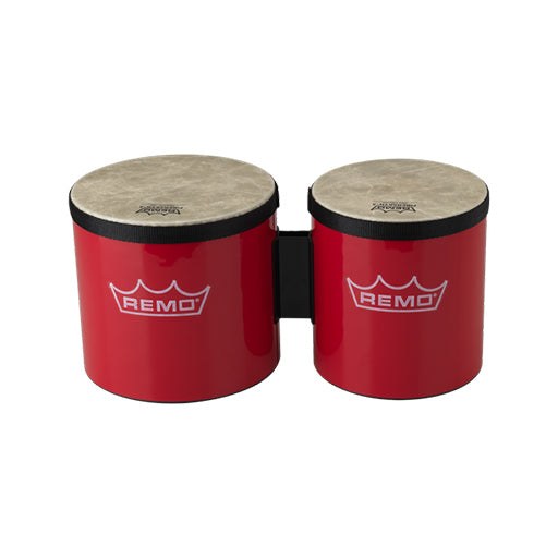 Remo BG-5300-52 6+7inch Festival Pretuned Bongo, Red